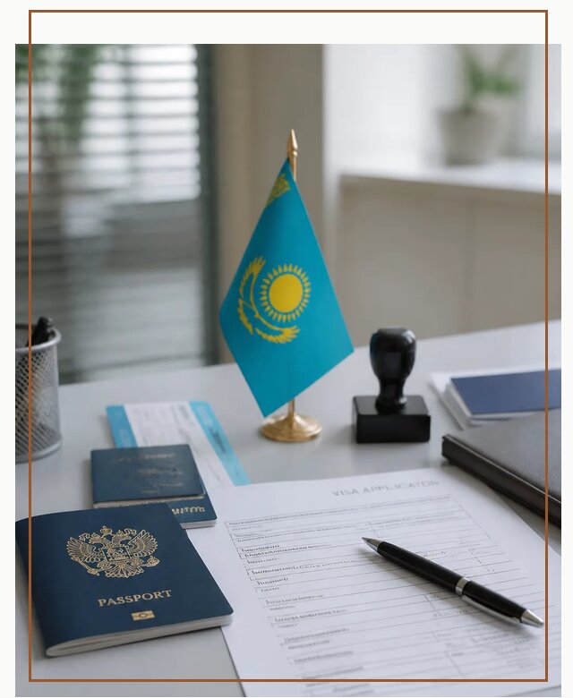 Оформление визы в Казахстан для поездки и работы в Кинешме