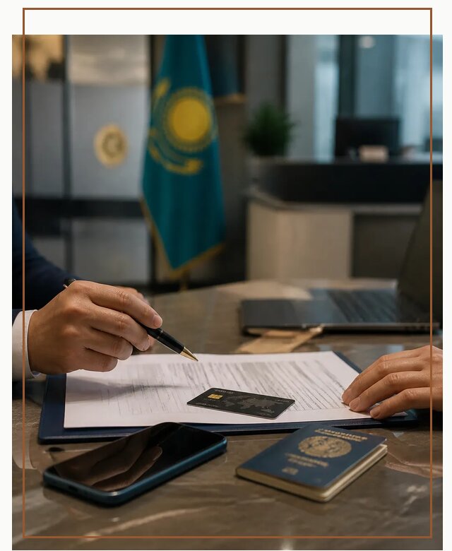 Открытие счета и банковской карты в Казахстане в Кинешме